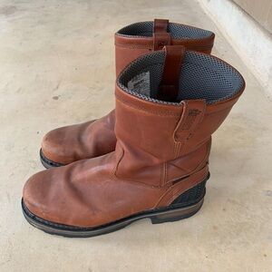Rocky Brown Work Boot - Size 12W - toe protection- Good condition